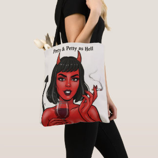 Snygg & Taskig som Fan Djävulsflicka Totebag | Got Tygkasse