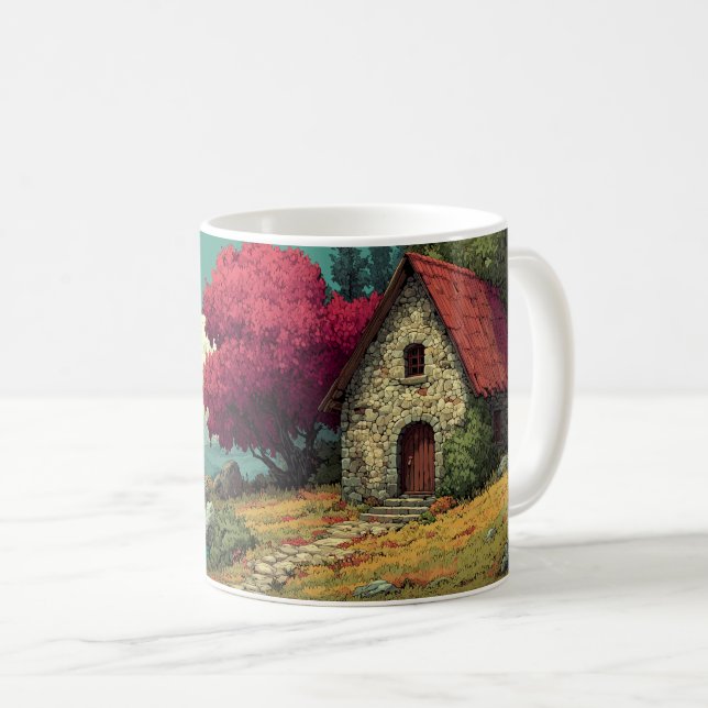 Snygg Tecknad i liggande Mugg (Framsida höger)
