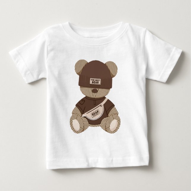 Snygg teddybjörn: Bästa björndesign T Shirt (Framsida)