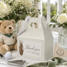 Snygg Teddybjörn Golf Baby Shower Ny i Klubben