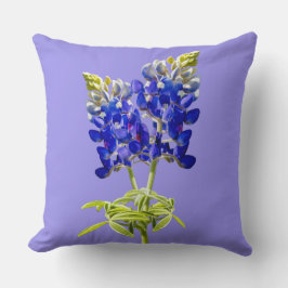 Snygg Texas Bluebonnets på Lavender, Pillow Kudde