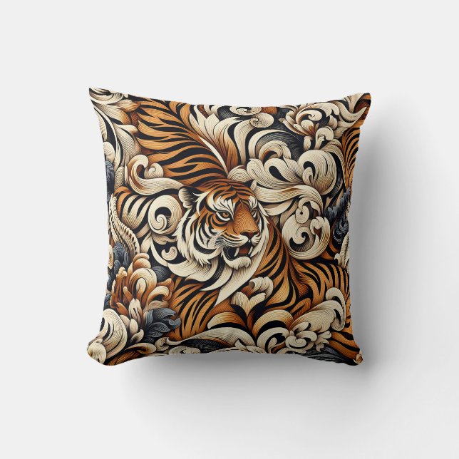 Snygg tiger kudde (Framsida)