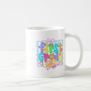 Snygg tillbaka till skolan 1:a klass Coquette-bow Kaffemugg