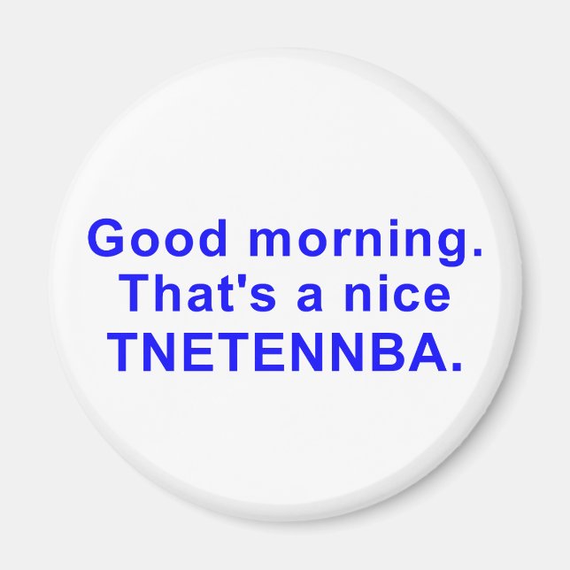 Snygg tnetennba magnet (Framsidan)