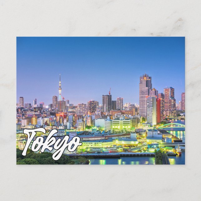 Snygg Tokyo, Japan Vykort (Framsida)