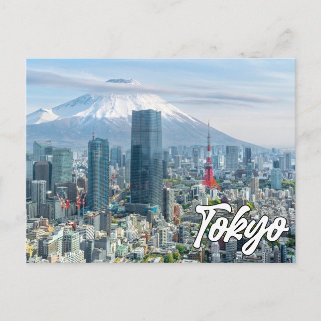 Snygg Tokyo, Japan Vykort (Framsida)