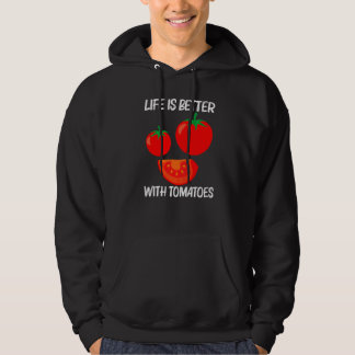 Snygg Tomat För Män Kvinnor Hälsosam Bär Mat Hoodie