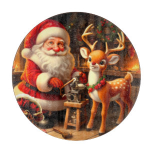 Snygg tomte och renar