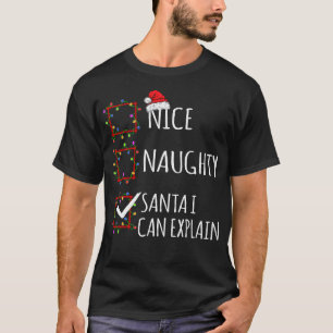 Snygg tomten... kan förklara jullistan SA T Shirt