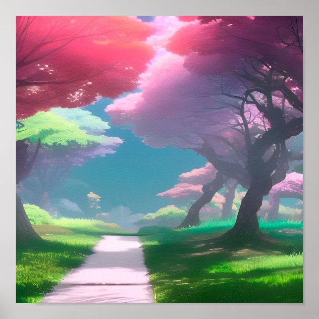 Snygg Träd Poster (Framsidan)