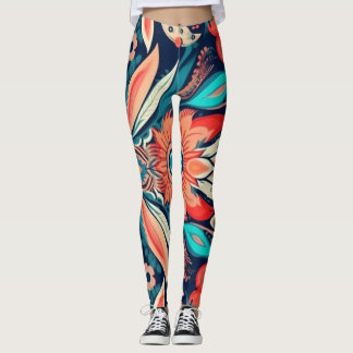 Snygg traditionell Abstrakt Art Leggings