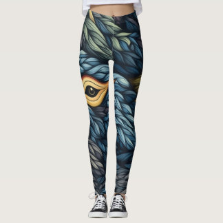 Snygg traditionell Abstrakt Art Leggings