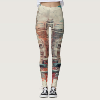 Snygg traditionell Abstrakt Art Leggings