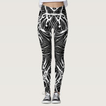 Snygg traditionell Abstrakt Art Leggings