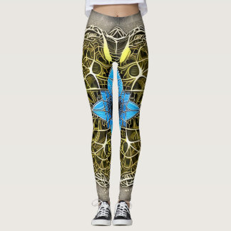 Snygg traditionell Abstrakt Art Leggings
