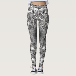 Snygg traditionell Abstrakt Art Leggings