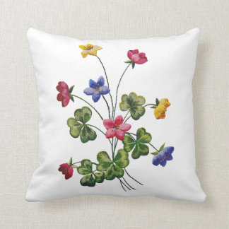 Snygg traditionell Jacobean Crewel Embroidery Kudde