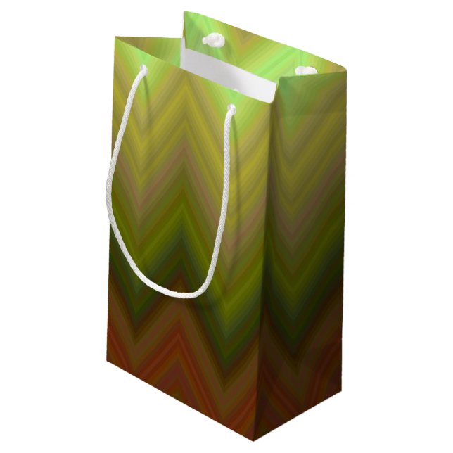 Snygg trendig Chevron-sicksack-ombré (Baksidan Vinklad)