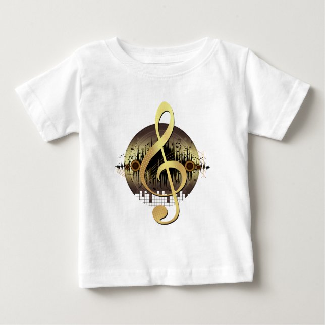 Snygg tunna - Guld T Shirt (Framsida)