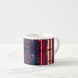 Snygg turkisk traditionell matta espressomugg