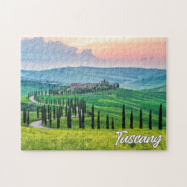 Snygg Tuscany, Italien Pussel (Horisontell)