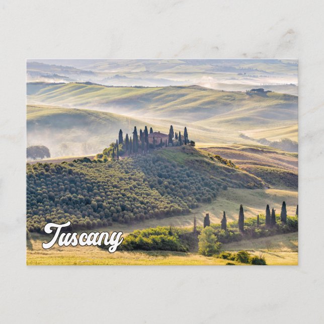 Snygg Tuscany, Italien Vykort (Framsida)