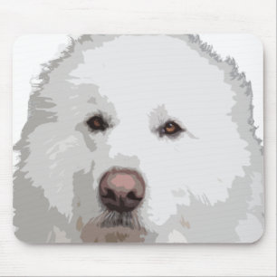 Snygg Underbar Pyrenées Hund Mouse Pad Musmatta