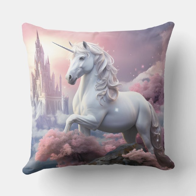 Snygg Unicorn Kudde (Baksida)