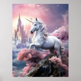 Snygg Unicorn Poster