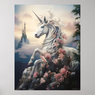 Snygg Unicorn Poster