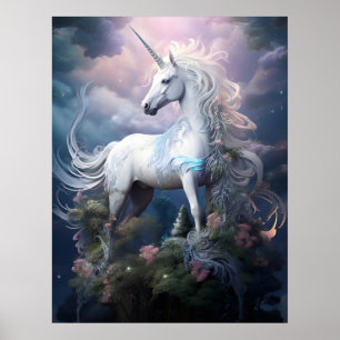 Snygg Unicorn Poster