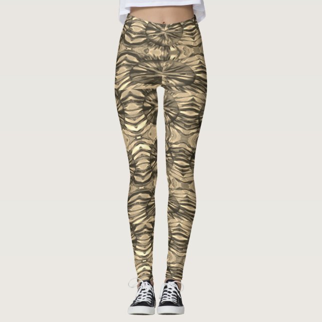 Snygg, unik, exceptionellt bekvämt passande leggings (Framsida)