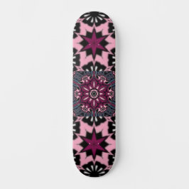 Snygg, unik Mandala-blomma Mini Skateboard Bräda 18,5 Cm