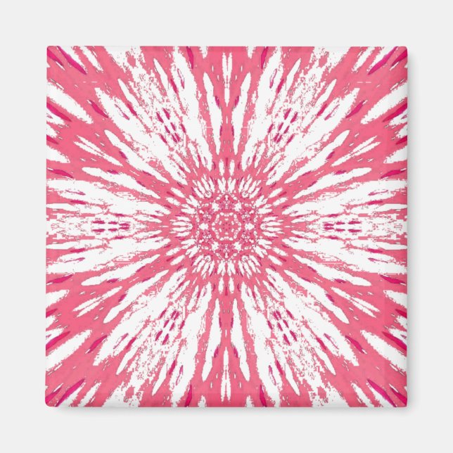 Snygg, unik rosa-design magnet (Framsidan)