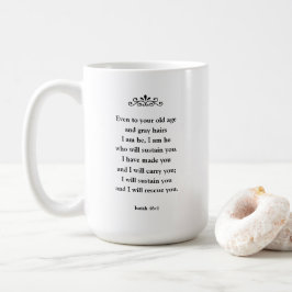 Snygg uppmuntrande skrift Bible Verse Isaiah Kaffemugg