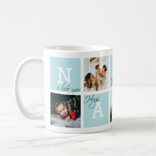 Snygg uppskattning Nanny 5 Photo Light Blue Kaffemugg