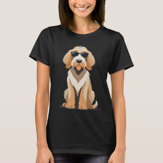 Snygg utterhund med solglasögon t shirt