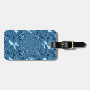 Snygg, vackert iridescent blue, mönster sömlös. bagagebricka