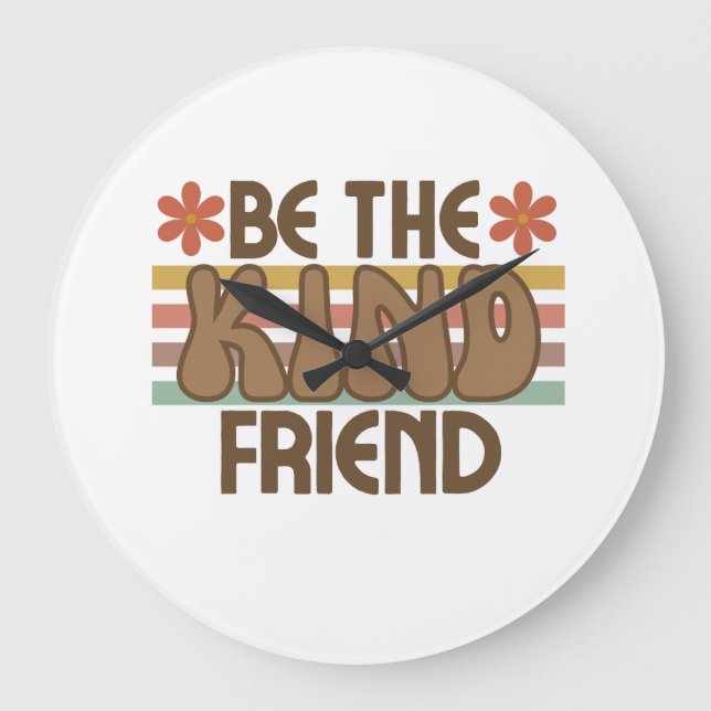 Snygg väggklocka för hemmet. (Framsida)