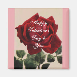 Snygg Valentine Ro Magnet