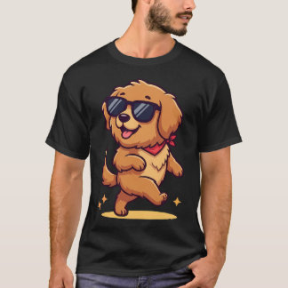Snygg Valp i Solglasögon T Shirt