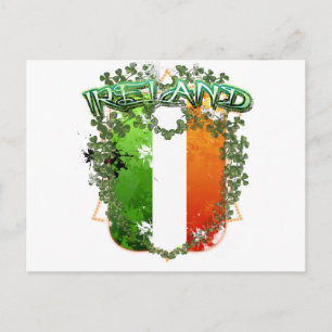 Snygg vapensköld i Irland Vykort