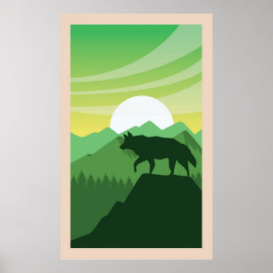 Snygg varg poster