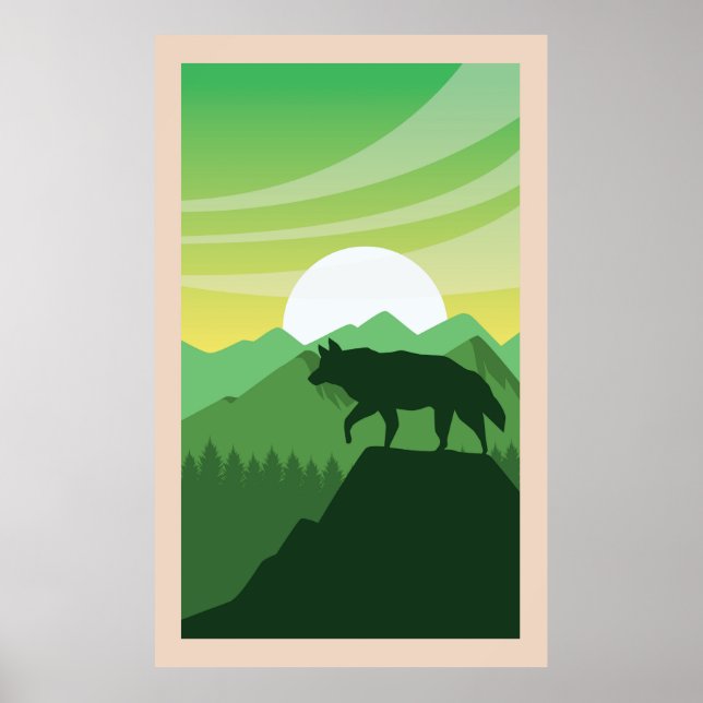 Snygg varg poster (Framsidan)