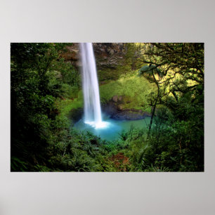 Snygg Vatten Fall Poster