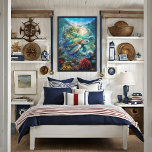 Snygg vattenfärg Swimming Sea Turtle Canvastryck<br><div class="desc">Denna vackra omslagna duk är en perfekt gåva till Sea Turtle älskare i ditt liv eller för dig själv, och du måste bli bättre på vilket rum som helst. Jag hoppas att det gör dig lycklig. . - Det är mitt mål och min passion! ⭐ Du kan vara och anpassa...</div>