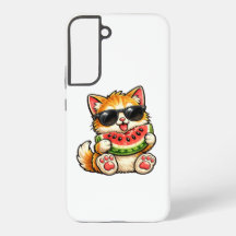 Snygg Vattenmelon Katt