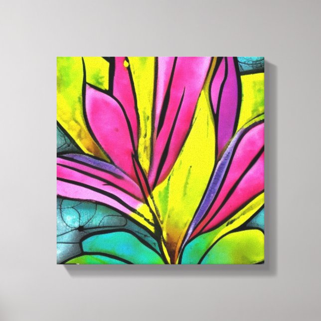 Snygg växtodling canvastryck (Framsida)