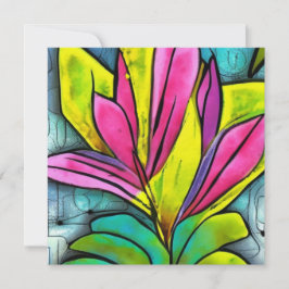 Snygg växtodling julkort