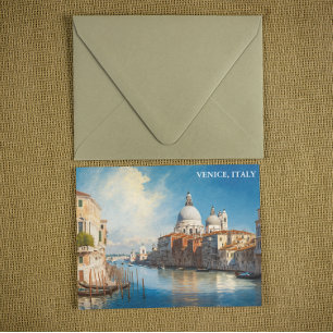 Snygg Venedig, Italien Artwork Vykort